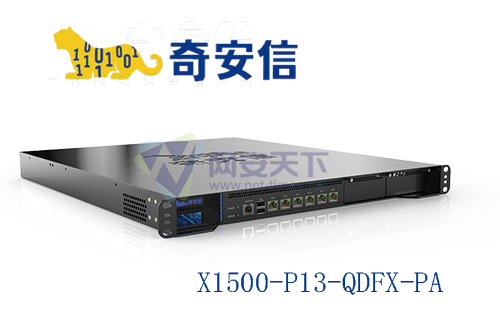 奇安信網神SecSSL 3600安全接入網關X1500-P13-QDFX-PA